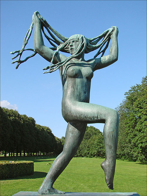 Oeuvre-de-Vigeland-bronze-sculpture