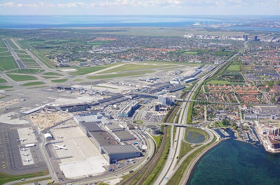 Copenhagen-Weekend-Itinerary-48-Hours-to-Explore-the-Danish-Capital-Tivoli-Gardens-CPH-airport-from-air